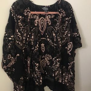 Black and pink kimono